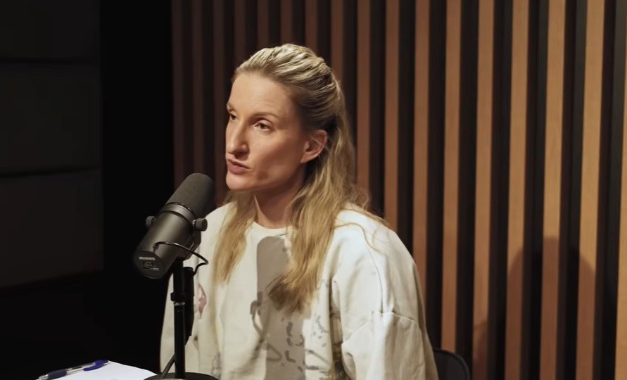 Moderátorka Adela Vinczeová. 