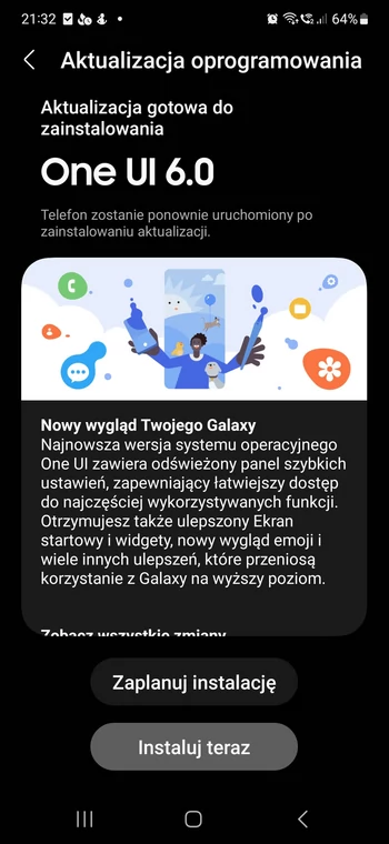 One UI 6 już dostępny do pobrania w Polsce