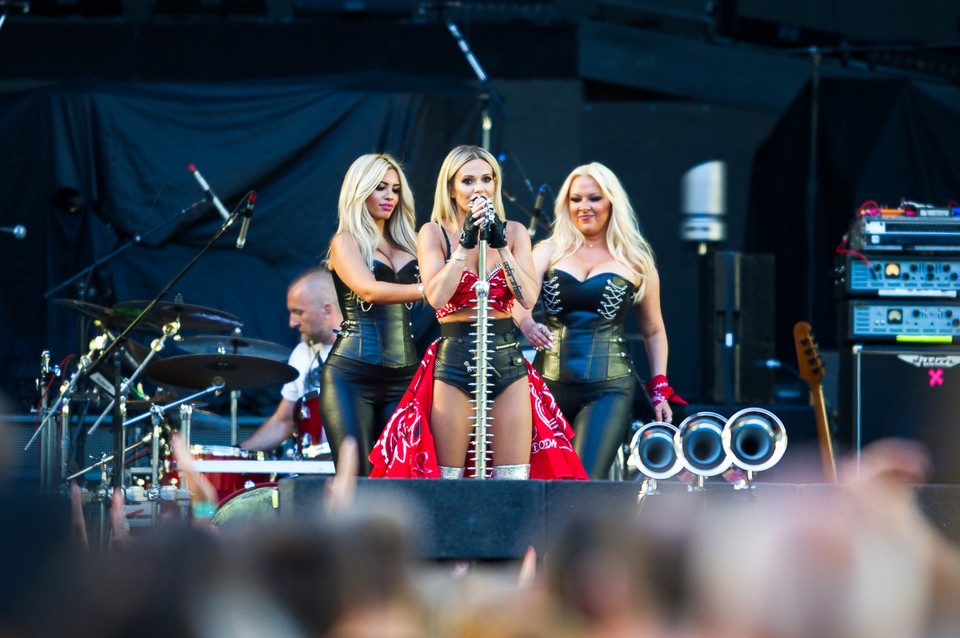 Doda i Virgin przed koncertem Guns N'Roses w Polsce