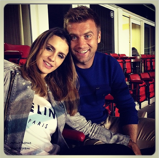 Artur Boruc i Sara Mannei