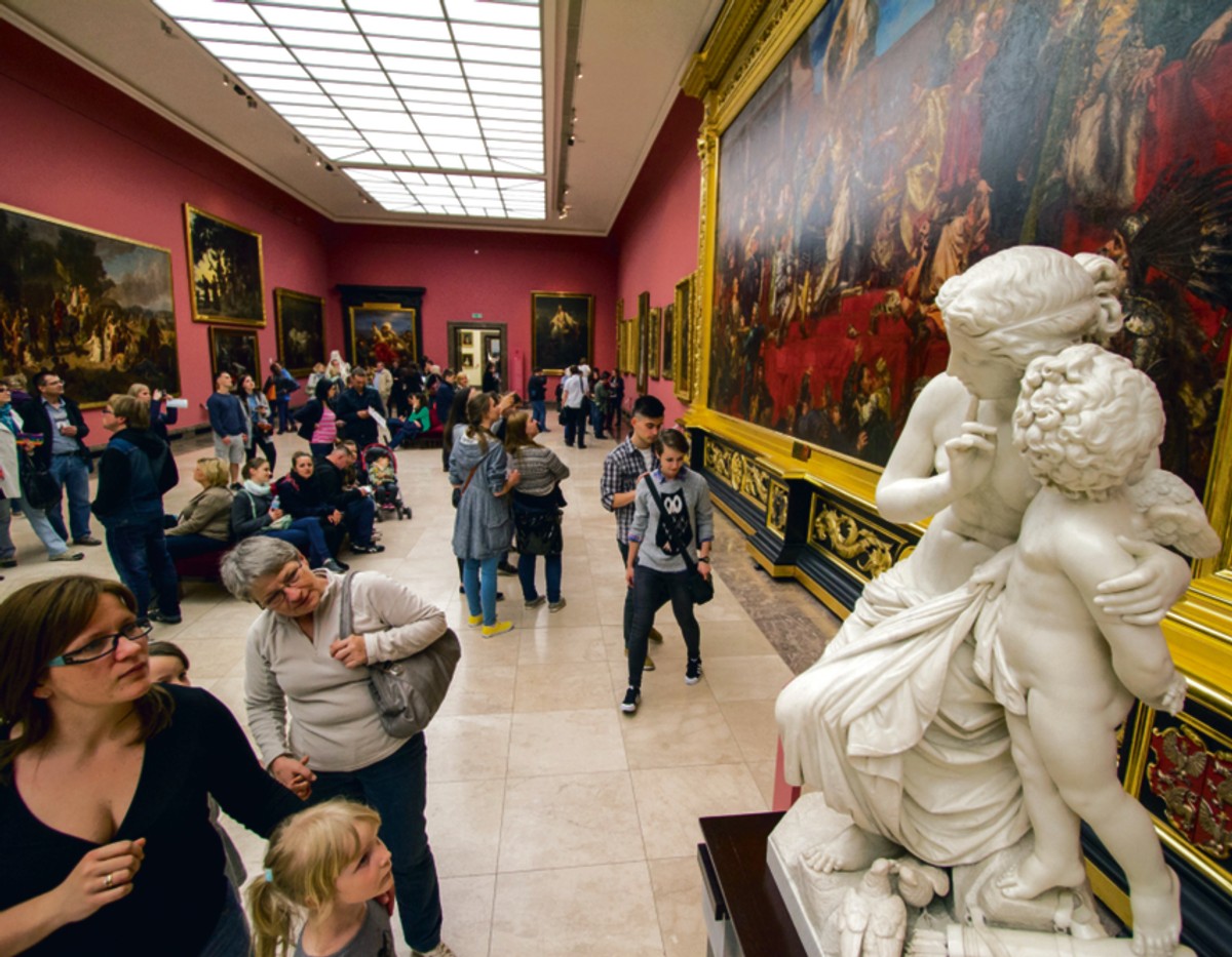 Galeria Sztuki Polskiej XIX wieku oddział Muzeum Narodowego w Krakowie w czasie Nocy Muzeów