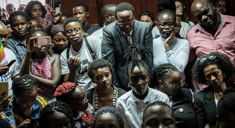 A Kenyan High Court ruling upheld laws criminalizing homosexuality, dismaying many who showed up to hear the decision in Nairobi on May 24CreditCreditYasuyoshi Chiba Agence France-Presse — Getty Images