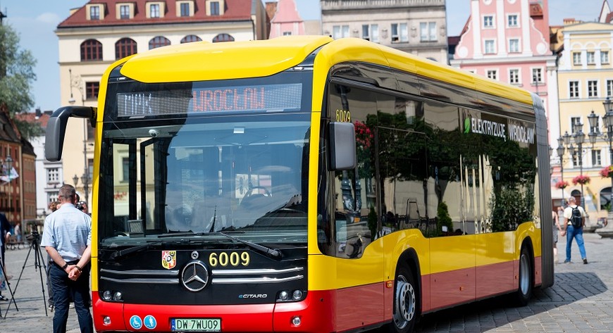 Kolejne mercedesy elektryczne pojawią się na ulicach Wrocławia