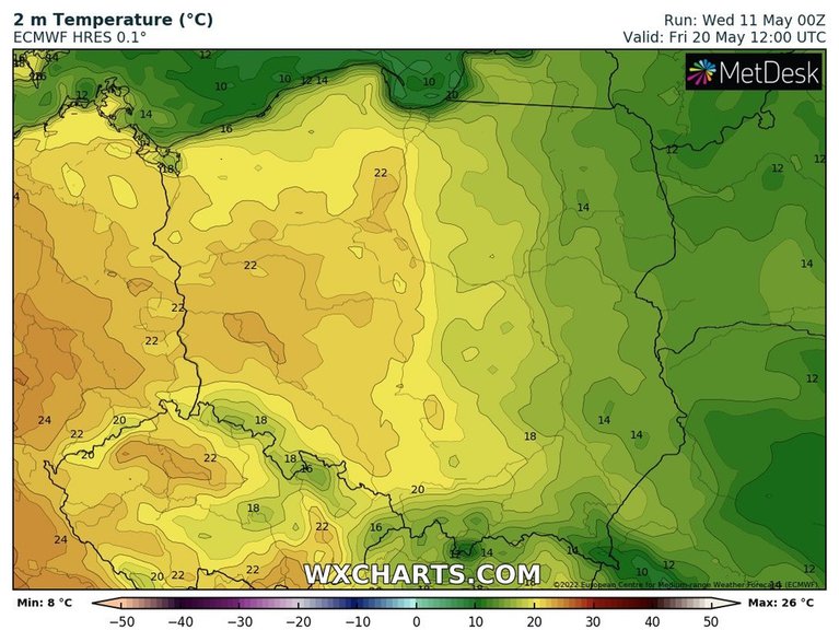 Temperatura będzie umiarkowana