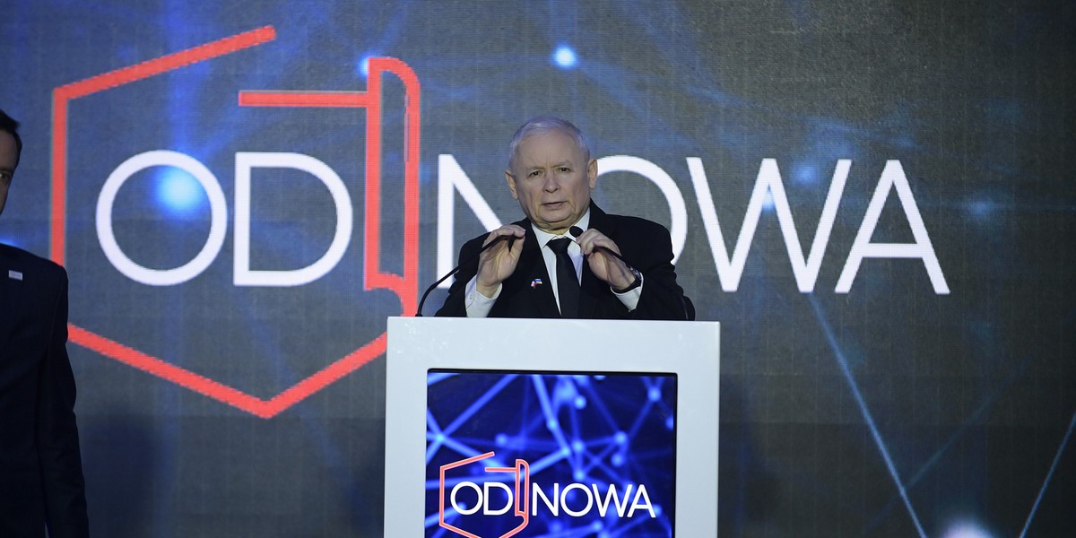 Jarosław Kaczyński na kongresie Stowarzyszenia OdNowa