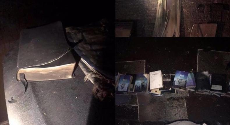Fire burns down big church completely, but every single Bible remains intact (photos)