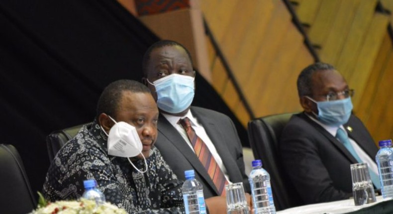 President Uhuru Kenyatta during a recent event