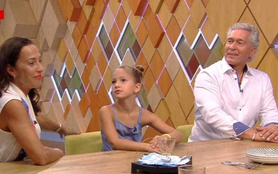 Vajtó Lajos és Fésűs Nelly kislánya elvitte a műsort az RTL Reggeli adásában: "majd én vázolom a helyzetet"  fotó: RTL Reggeli