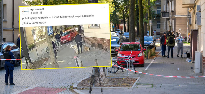 Brutalne zabójstwo 5-latka w Poznaniu. Na nagraniu widać, co się działo chwilę później