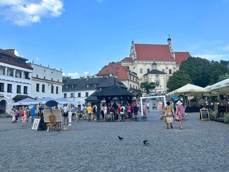 Rynek w Kazimierzu.