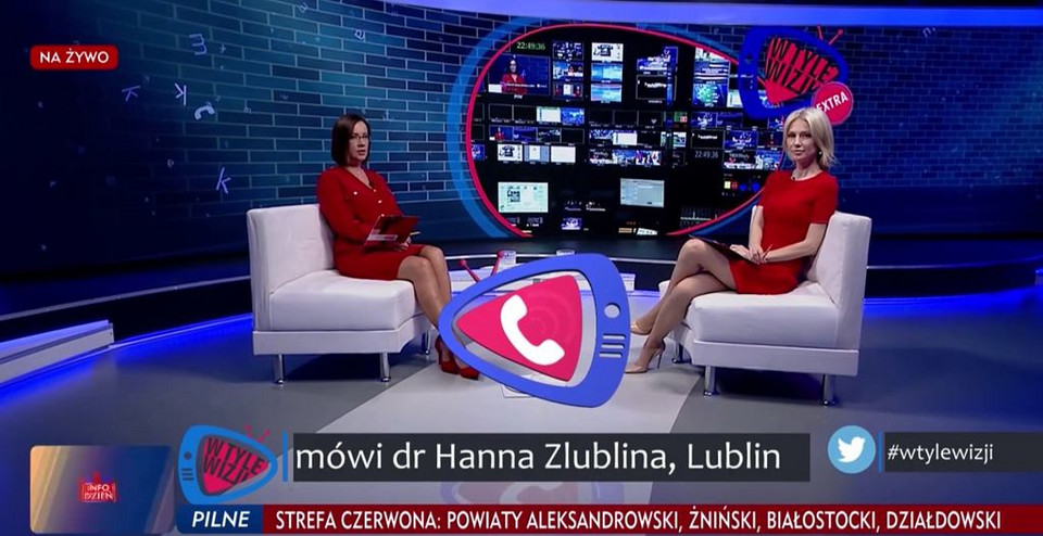 Wpadka w programie "W tyle wizji" TVP Info z "dziwnym" nazwiskiem gościa