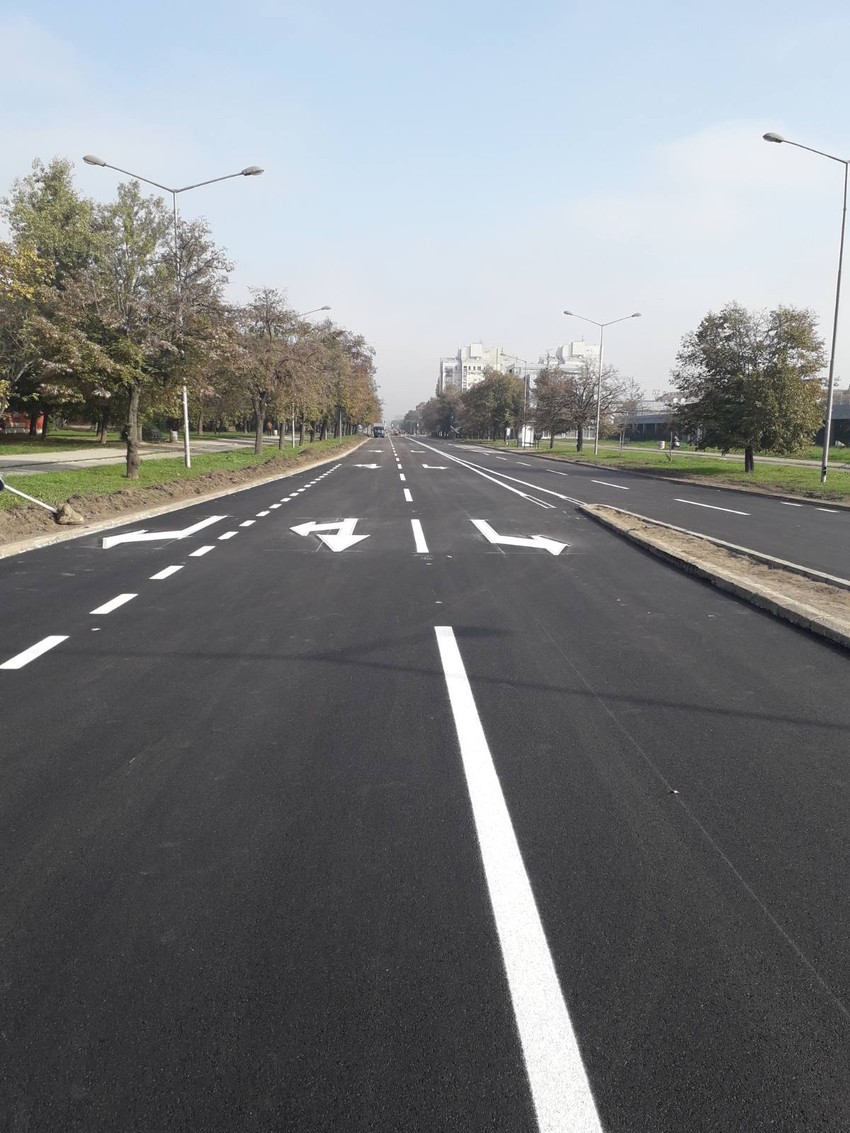 Radovi u Bulevaru Jovana Dučića