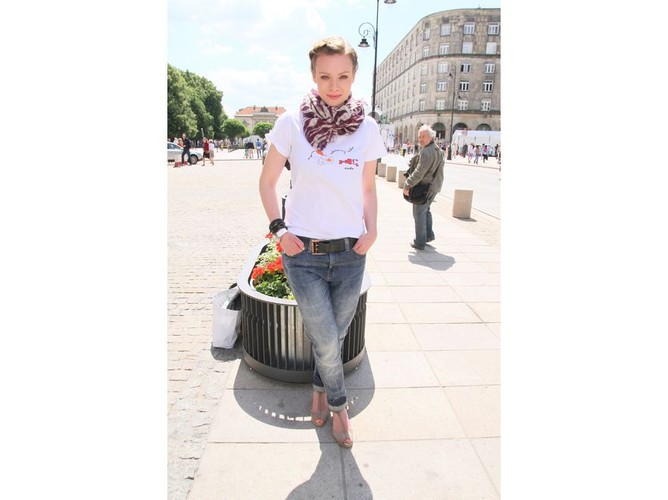 Magdalena Boczarska na Warsaw Fashion Street