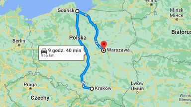 Kurs taksówką przez całą Polskę. Klienci zaatakowali kierowcę nożem