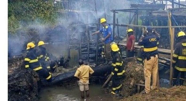 How NSCDC averted pipeline explosion in Aboru, Lagos/Illustration. [nigeria info]