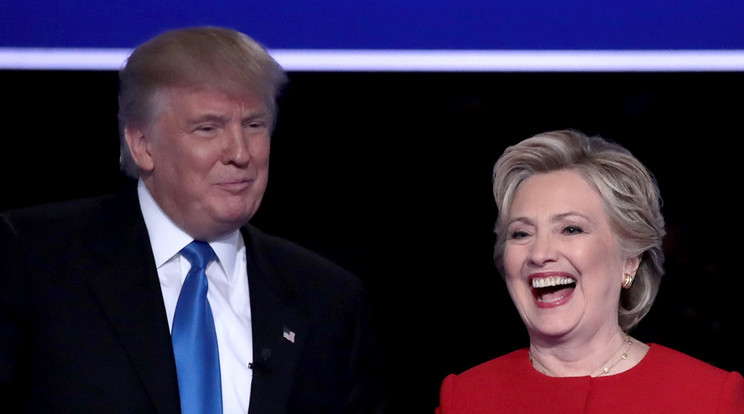 Clinton és Trump egymással vitatkozott / Fotó: Europress-Getty Images
