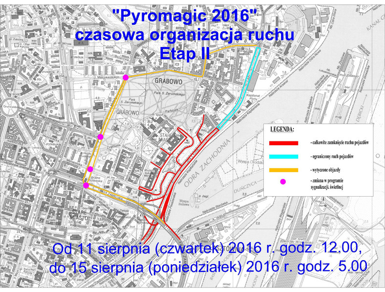 Utrudnienia - II etap