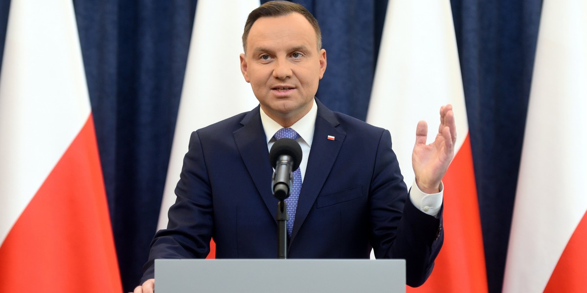 ANDRZEJ DUDA OSWIADCZENIE