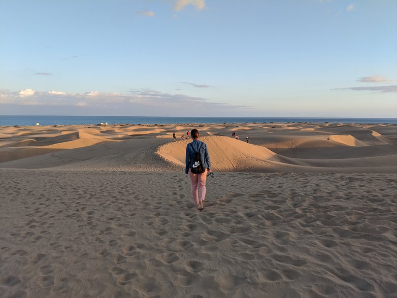 Wydmy w Maspalomas.