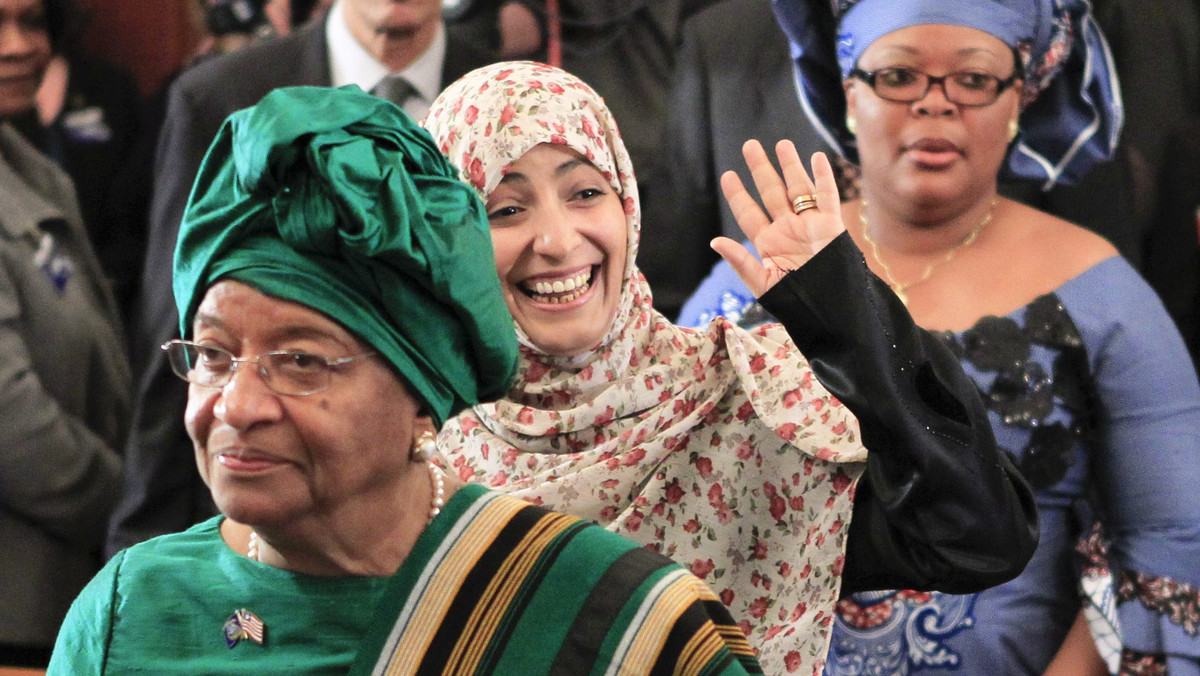 Trzy tegoroczne laureatki pokojowej Nagrody Nobla powiedziały dzisiaj na konferencji prasowej w Instytucie Nobla w Oslo, że przyznane im wyróżnienie traktują jako nagrodę dla wszystkich kobiet walczących o pokój.