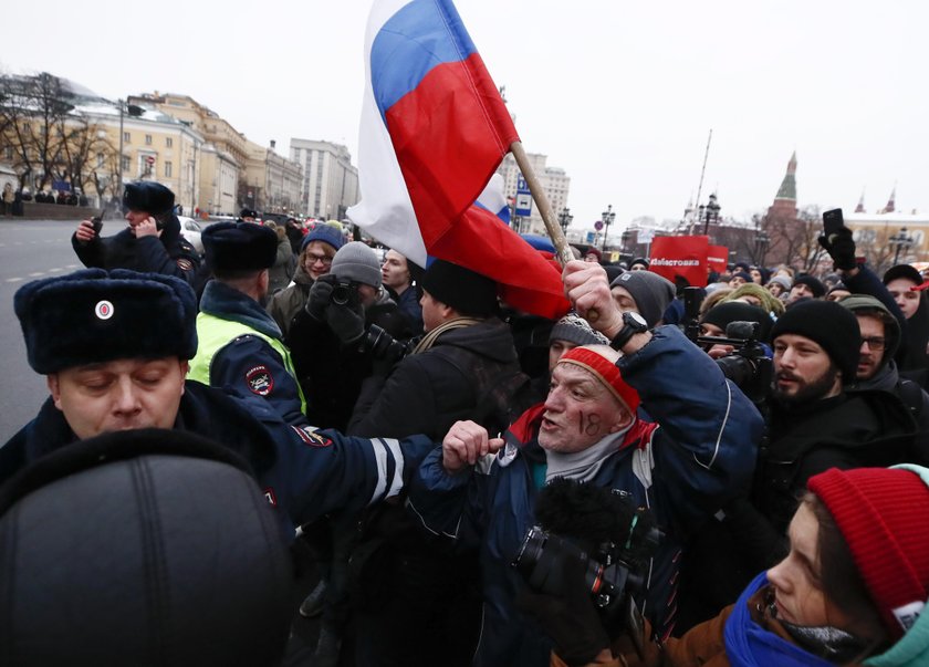 Rosja. Setki zatrzymanych po antykremlowskich demonstracjach