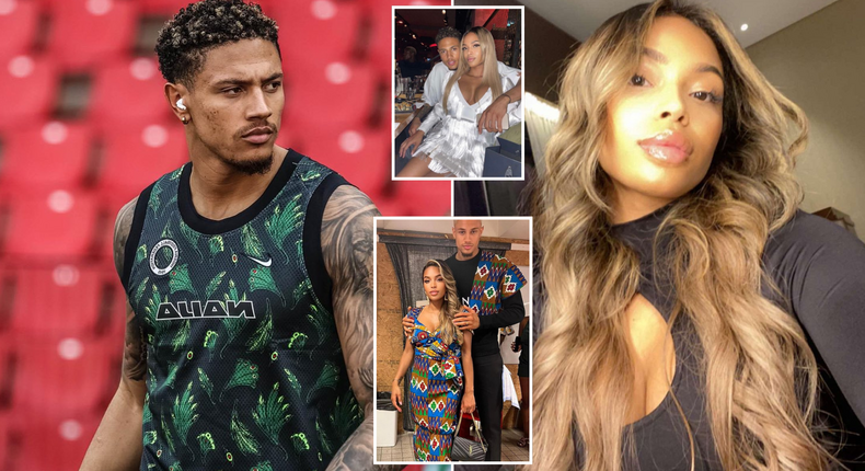 Maduka Okoye and girlfriend Jelicia Westhoff have unfollowed each other Instagram