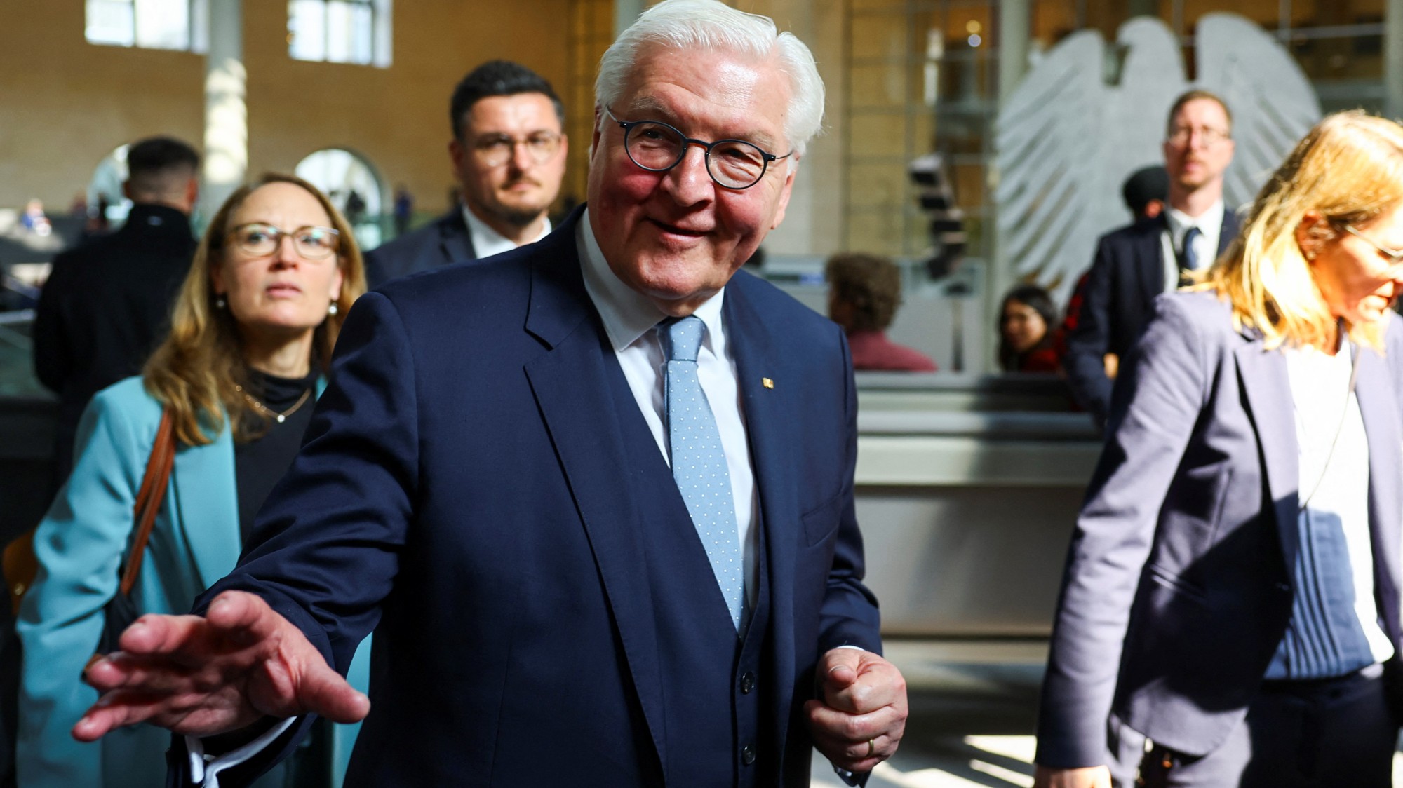 Nemecký prezident Frank-Walter Steinmeier, REUTERS/Fabrizio Bensch