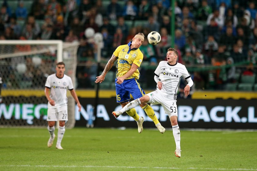 Pilka nozna. Ekstraklasa. Legia Warszawa - Arka Gdynia. 28.09.2018