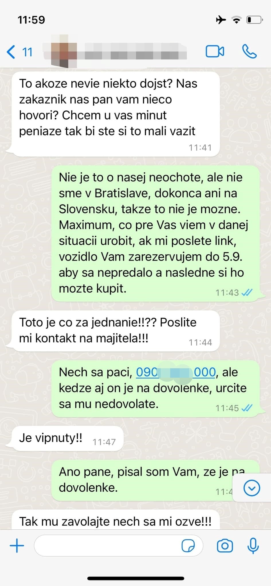 Predajca áut muža poriadne vyškolil. 