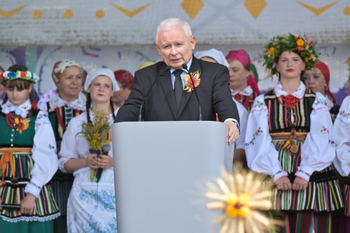 Jarosław Kaczyński w Paradyżu