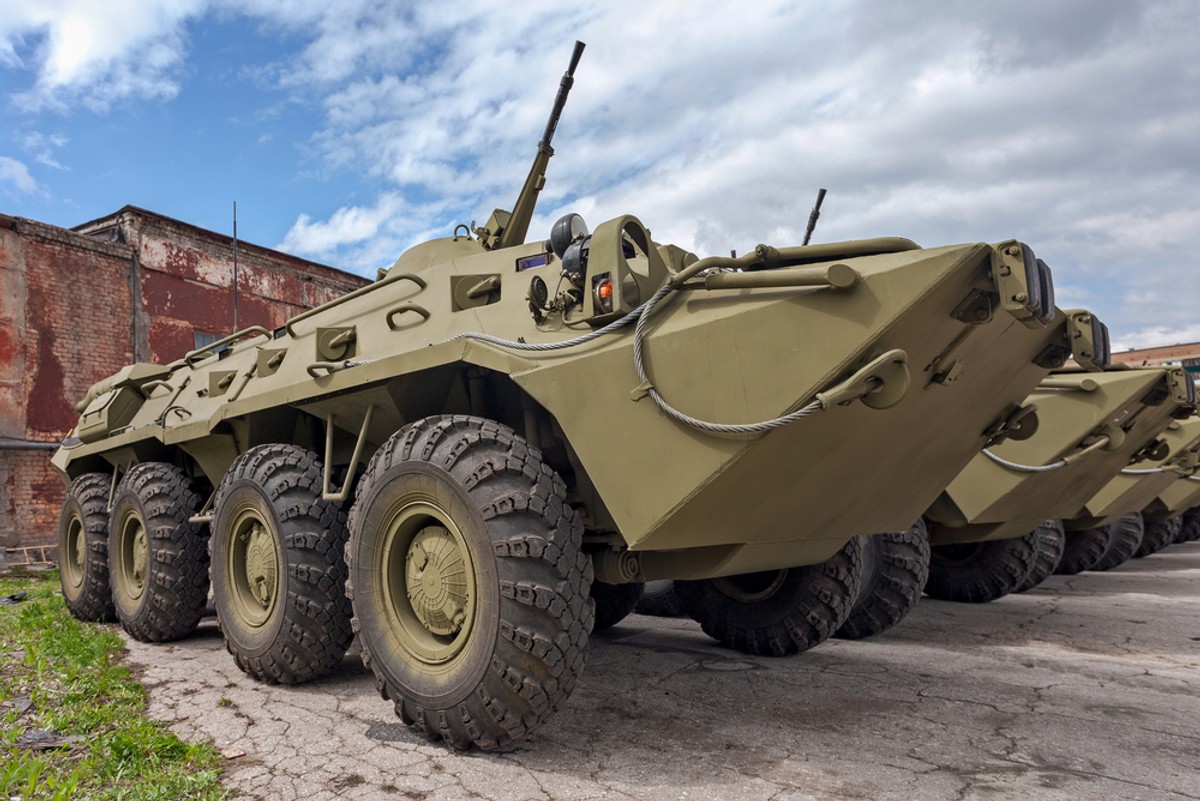 Rosja rosyjski transporter opancerzony BTR-80