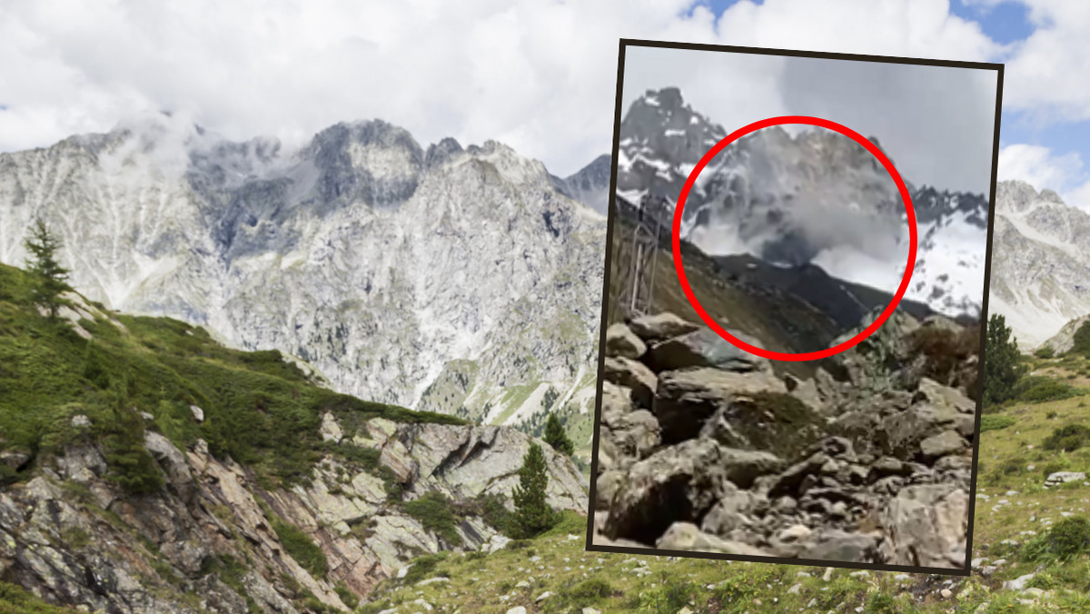 Wielkie osuwisko w Tyrolu. Runęło ponad 100 tys. metrów sześciennych skał