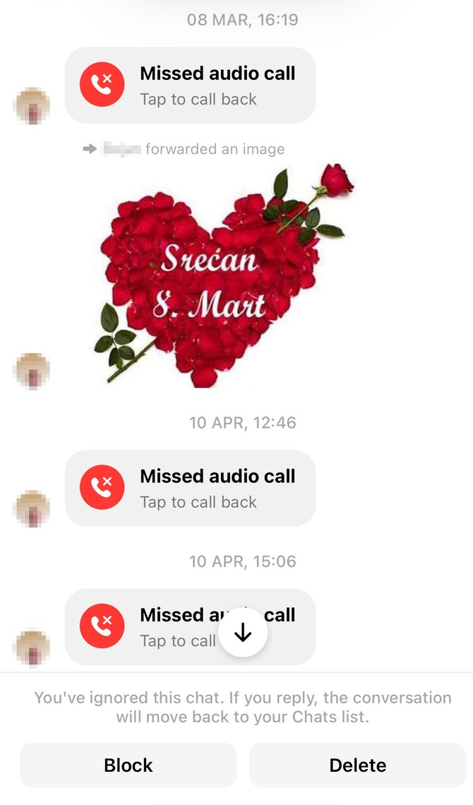 Poruke u inboksima žena