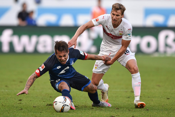 Liga niemiecka: Tytoń puścił dwa gole. Remis Hoffenheim z VfB Stuttgart