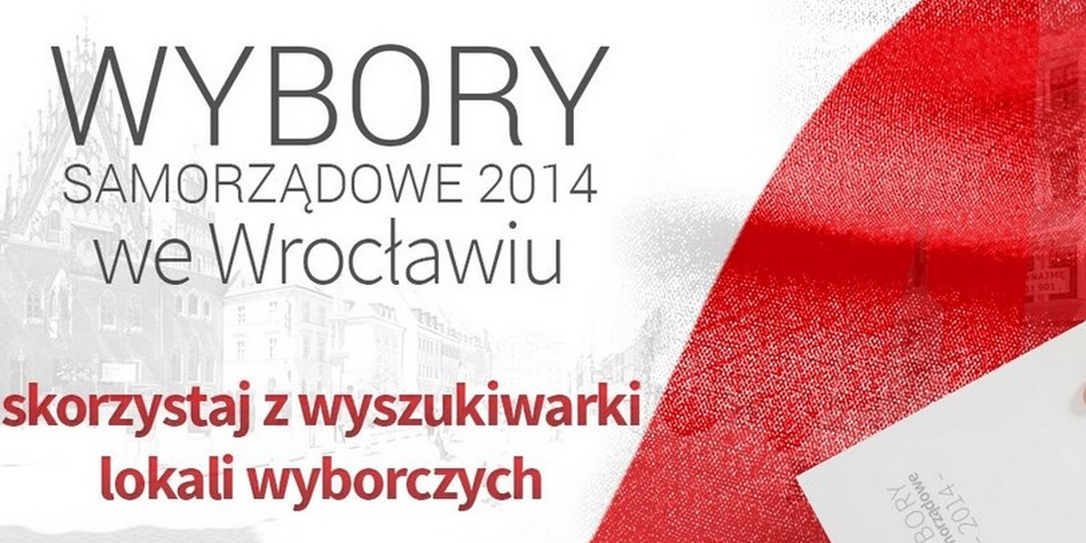 wybory samorządowe plakat wrocław