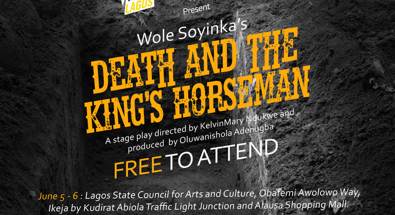 Live Theatre Lagos presents Wole Soyinka’s Death and The King’s Horseman
