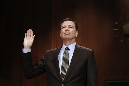 FBI Director James Comey testifies before the Senate Judiciary Committee hearing on 'Oversight of the Federal Bureau of Investigation.'