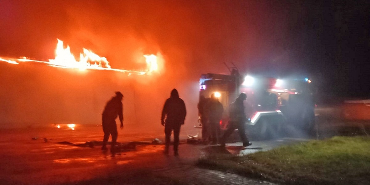 Tragiczny pożar hotelu Chrząstowicach.  Zginęły cztery osoby. 