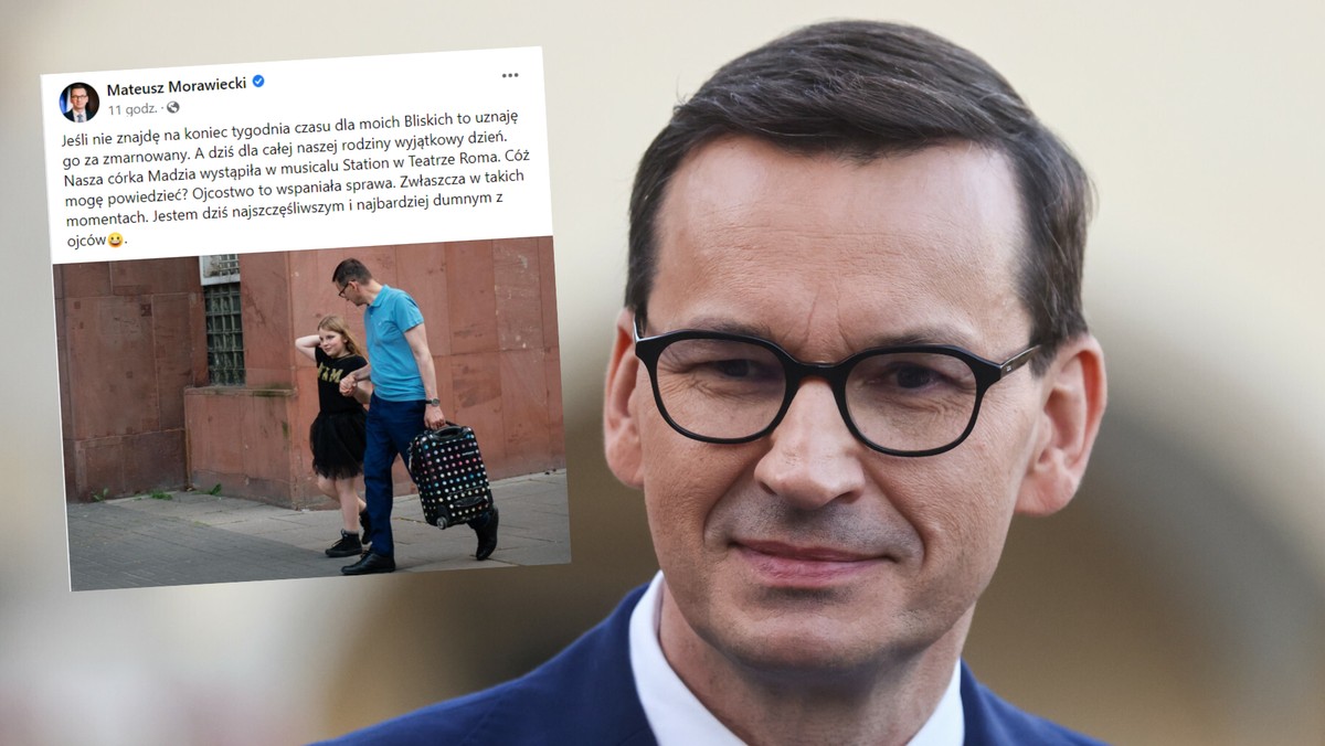 Mateusz Morawiecki pokazał zdjęcie z córką. Pękał z dumy nie bez powodu