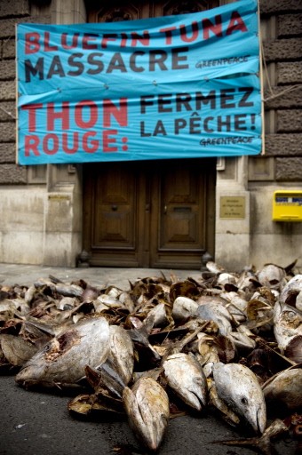 FRANCE-ENVIRONMENT-GREENPEACE-DEMO