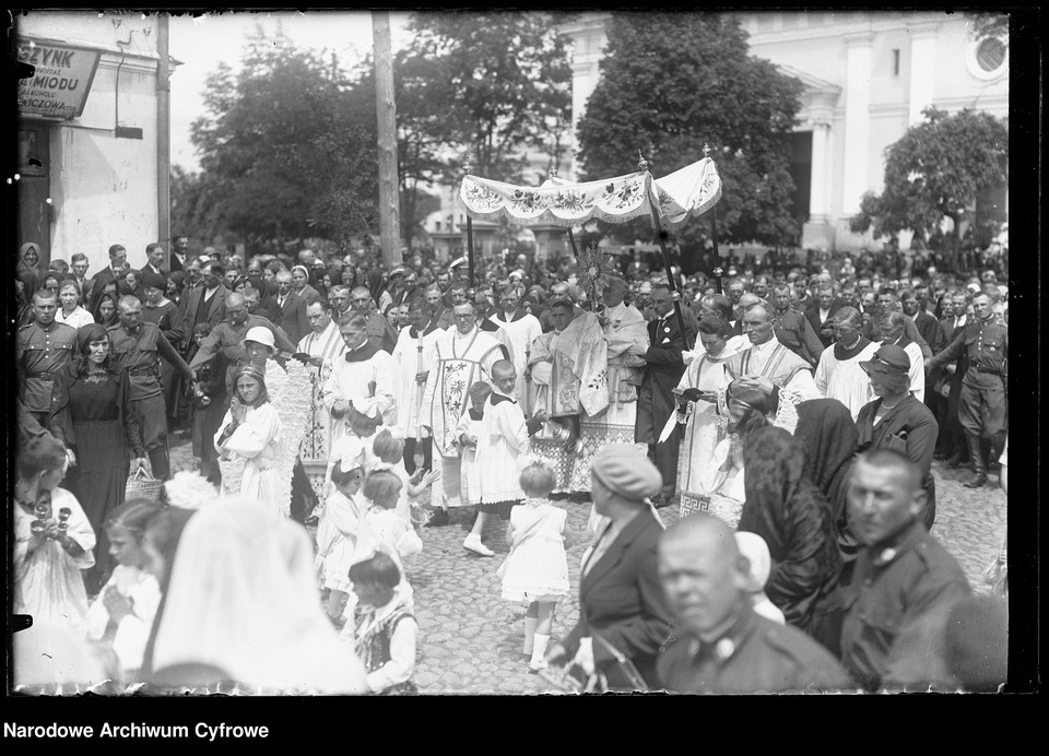 Boże Ciało w przedwojennej Polsce: Garwolin w 1933 r.