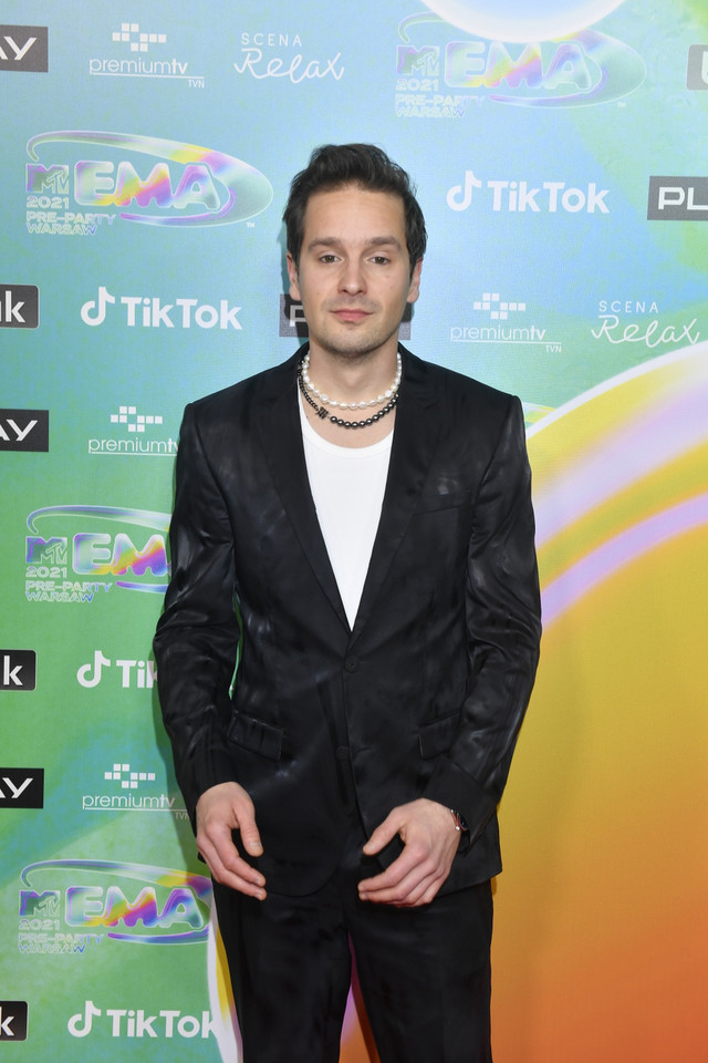 ﻿Gwiazdy na pre-party MTV EMA 2021: Krzysztof Zalewski