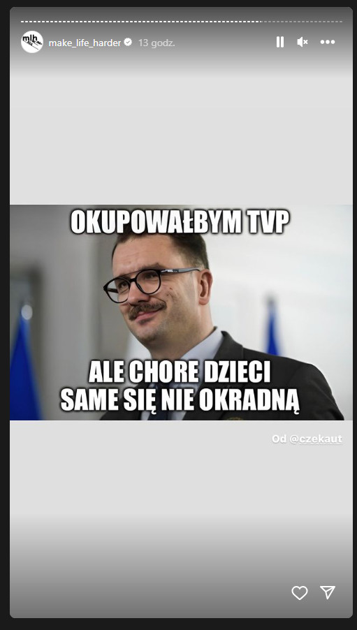 Mem dotyczący sytuacji w TVP