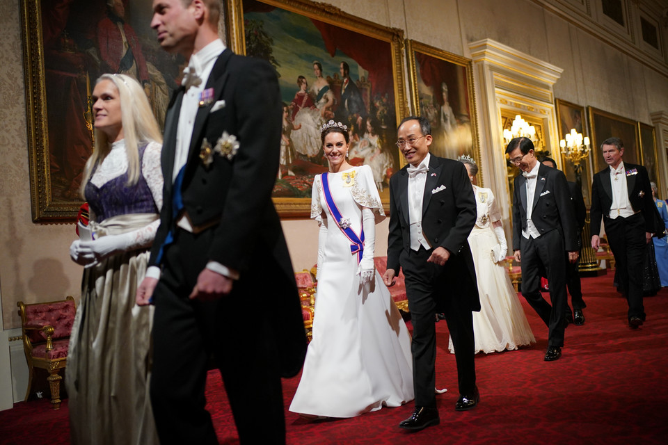 Królewski bankiet z udziałem Prezydenta Korei Południowej w Pałacu Buckingham