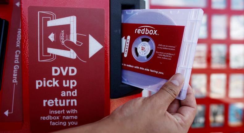 Redbox's parent company has filed for bankruptcy. AP