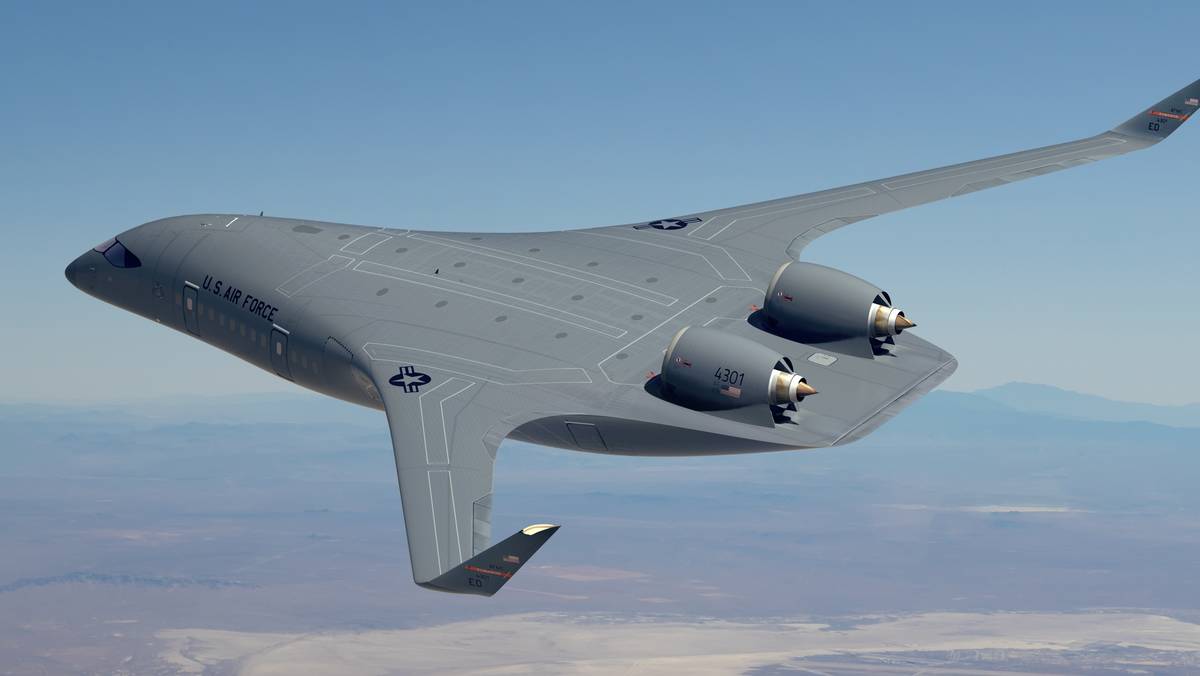 Nowy samolot US Air Force pochwali się mocno futurystycznym wyglądem