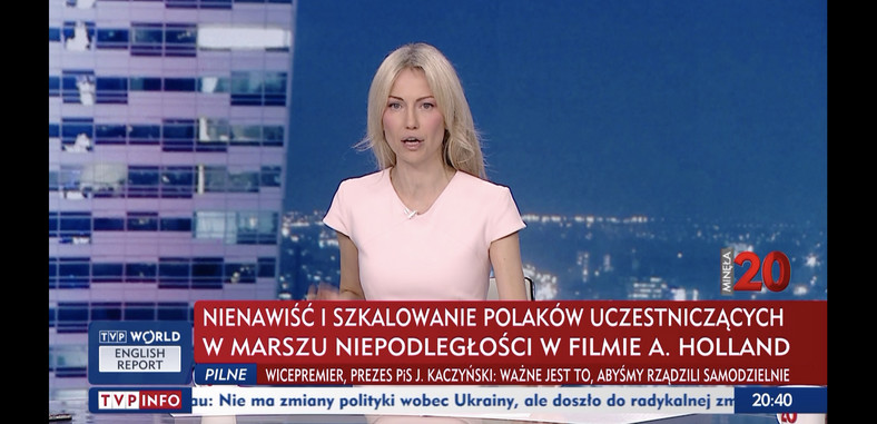 Magdalena Ogórek w TVP Info