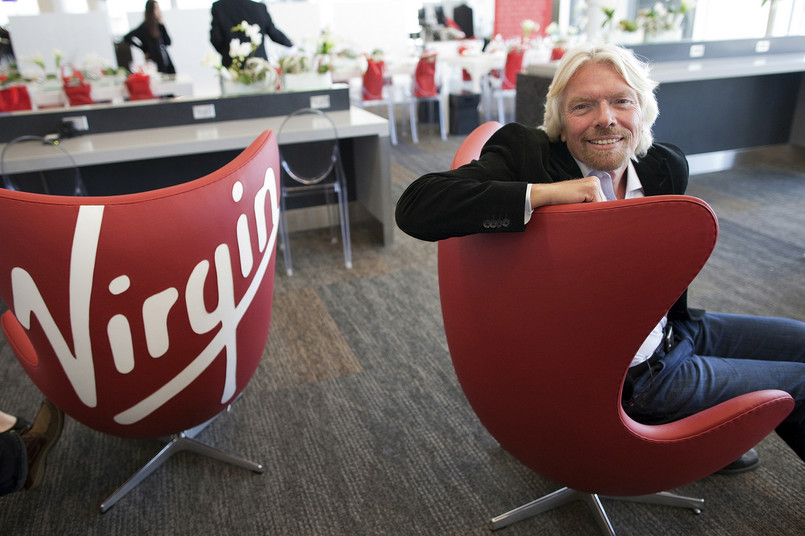 Richard Branson, założyciel i prezes Virgin Group Ltd.,