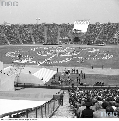 Występy na Stadionie X-lecia w Warszawie.