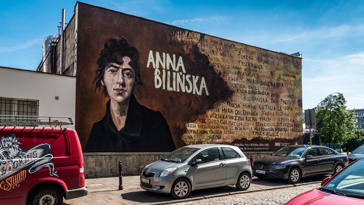 Mural z Anną Bilińską